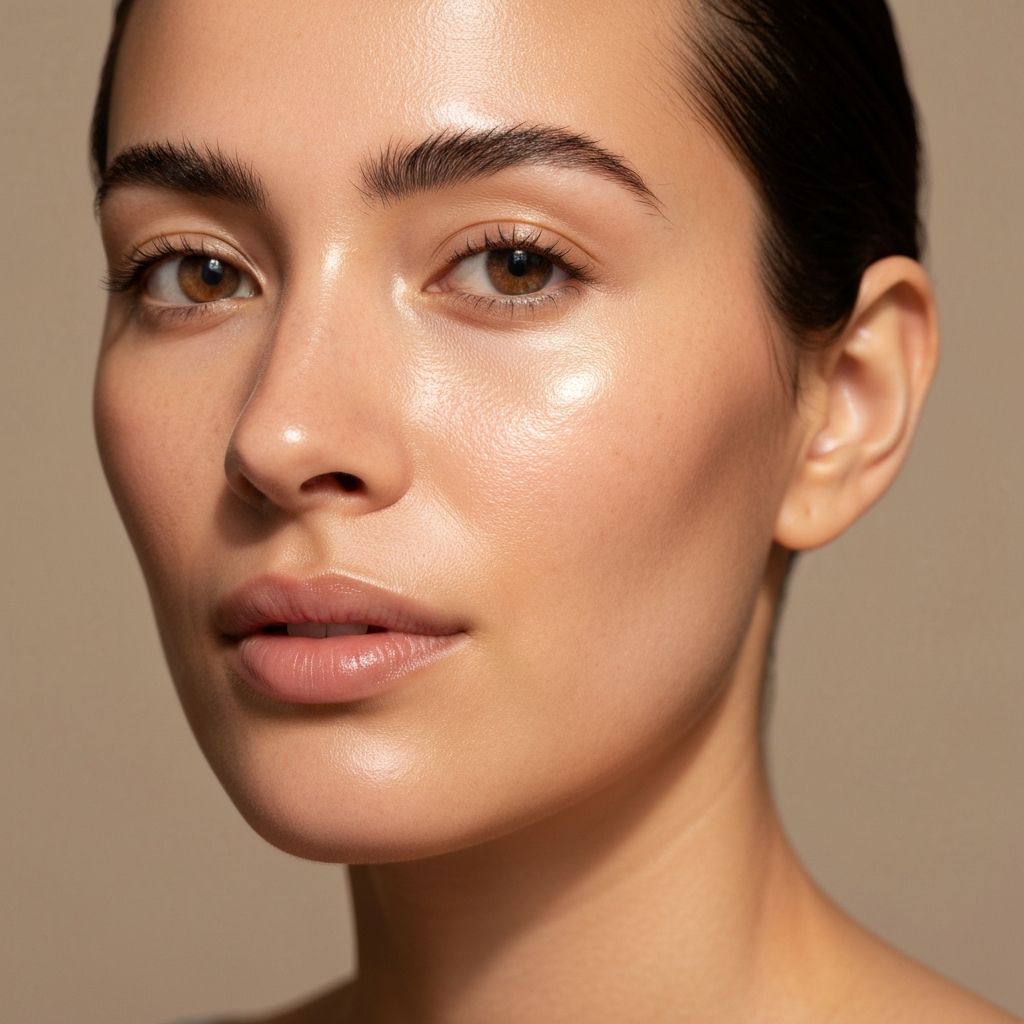 Client skin after dark spot treatment showing radiant even-toned complexion